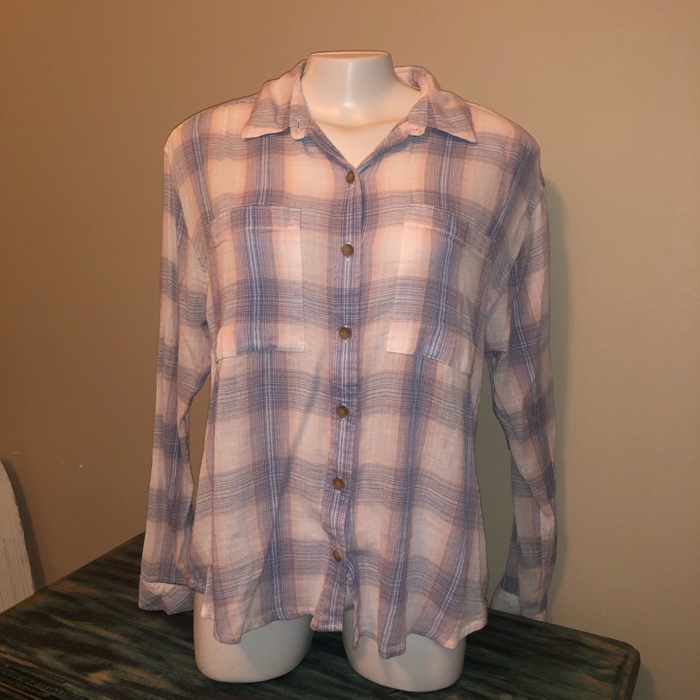 Forever 21 Plaid button up